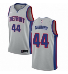 Mens Nike Detroit Pistons 44 Rick Mahorn Authentic Silver NBA Jersey Statement Edition Mens Nike Detroit Pistons 44 Rick Mahorn Authentic Silver NBA Jersey Statement Edition