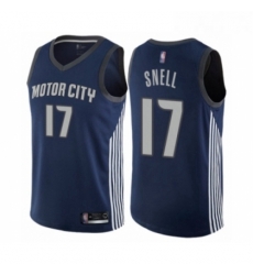 Womens Detroit Pistons 17 Tony Snell Swingman Navy Blue Basketball Jersey City Edition Womens Detroit Pistons 17 Tony Snell Swingman Navy Blue Basketball Jersey City Edition