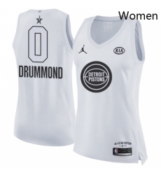 Womens Nike Detroit Pistons 0 Andre Drummond Swingman White 2018 All Star Game NBA Jersey Womens Nike Detroit Pistons 0 Andre Drummond Swingman White 2018 All Star Game NBA Jersey
