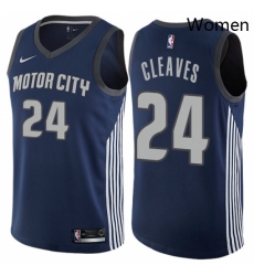 Womens Nike Detroit Pistons 24 Mateen Cleaves Swingman Navy Blue NBA Jersey City Edition Womens Nike Detroit Pistons 24 Mateen Cleaves Swingman Navy Blue NBA Jersey City Edition