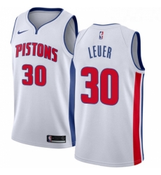 Womens Nike Detroit Pistons 30 Jon Leuer Authentic White Home NBA Jersey Association Edition Womens Nike Detroit Pistons 30 Jon Leuer Authentic White Home NBA Jersey Association Edition