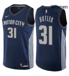 Womens Nike Detroit Pistons 31 Caron Butler Swingman Navy Blue NBA Jersey City Edition Womens Nike Detroit Pistons 31 Caron Butler Swingman Navy Blue NBA Jersey City Edition
