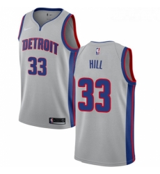 Womens Nike Detroit Pistons 33 Grant Hill Swingman Silver NBA Jersey Statement Edition Womens Nike Detroit Pistons 33 Grant Hill Swingman Silver NBA Jersey Statement Edition