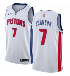 Womens Nike Detroit Pistons 7 Stanley Johnson Swingman White Home NBA Jersey Association Edition Womens Nike Detroit Pistons 7 Stanley Johnson Swingman White Home NBA Jersey Association Edition