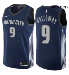 Womens Nike Detroit Pistons 9 Langston Galloway Swingman Navy Blue NBA Jersey City Edition Womens Nike Detroit Pistons 9 Langston Galloway Swingman Navy Blue NBA Jersey City Edition
