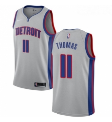 Youth Nike Detroit Pistons 11 Isiah Thomas Swingman Silver NBA Jersey Statement Edition Youth Nike Detroit Pistons 11 Isiah Thomas Swingman Silver NBA Jersey Statement Edition