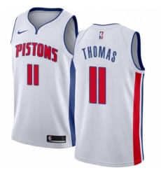 Youth Nike Detroit Pistons 11 Isiah Thomas Swingman White Home NBA Jersey Association Edition Youth Nike Detroit Pistons 11 Isiah Thomas Swingman White Home NBA Jersey Association Edition