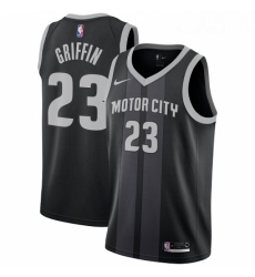 Youth Nike Detroit Pistons 23 Blake Griffin Swingman Black NBA Jersey City Edition Youth Nike Detroit Pistons 23 Blake Griffin Swingman Black NBA Jersey City Edition