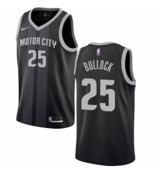 Youth Nike Detroit Pistons 25 Reggie Bullock Swingman Black NBA Jersey City Edition Youth Nike Detroit Pistons 25 Reggie Bullock Swingman Black NBA Jersey City Edition