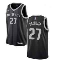 Youth Nike Detroit Pistons 27 Zaza Pachulia Swingman Black NBA Jersey City Edition Youth Nike Detroit Pistons 27 Zaza Pachulia Swingman Black NBA Jersey City Edition