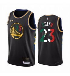 Men Golden State Warriors 23 Draymond Green 2022 Black Special Mexico City Edition Stitched Jersey Men Golden State Warriors 23 Draymond Green 2022 Black Special Mexico City Edition Stitched Jersey