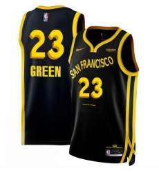 Men Golden State Warriors 23 Draymond Green Black 2023 24 City Edition Stitched Basketball Jersey Men Golden State Warriors 23 Draymond Green Black 2023 24 City Edition Stitched Basketball Jersey