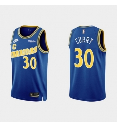 Men Golden State Warriors 30 Stephen Curry 2022 Classic Edition Royal Stitched Basketball Jersey Men Golden State Warriors 30 Stephen Curry 2022 Classic Edition Royal Stitched Basketball Jersey
