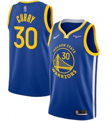 Men Golden State Warriors 30 Stephen Curry 75th Anniversary Royal Stitched Basketball Jersey Men Golden State Warriors 30 Stephen Curry 75th Anniversary Royal Stitched Basketball Jersey