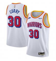 Men Golden State Warriors 30 Stephen Curry White 2024 25 Classic Edition Swingman Stitched Basketball Jersey Men Golden State Warriors 30 Stephen Curry White 2024 25 Classic Edition Swingman Stitched Basketball Jersey