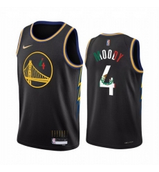 Men Golden State Warriors 4 Moses Moody 2022 Black Special Mexico City Edition Stitched Jersey Men Golden State Warriors 4 Moses Moody 2022 Black Special Mexico City Edition Stitched Jersey