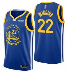 Men's Golden State Warriors #22 Andrew Wiggins 2022 Royal 75th Anniversary Stitched Jersey Men's Golden State Warriors #22 Andrew Wiggins 2022 Royal 75th Anniversary Stitched Jersey