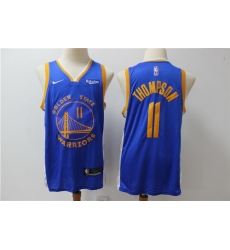 Warriors 11 Klay Thompson Blue Nike Swingman Jersey Warriors 11 Klay Thompson Blue Nike Swingman Jersey