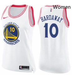 Womens Nike Golden State Warriors 10 Tim Hardaway Swingman WhitePink Fashion NBA Jersey Womens Nike Golden State Warriors 10 Tim Hardaway Swingman WhitePink Fashion NBA Jersey