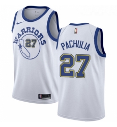 Womens Nike Golden State Warriors 27 Zaza Pachulia Authentic White Hardwood Classics NBA Jersey Womens Nike Golden State Warriors 27 Zaza Pachulia Authentic White Hardwood Classics NBA Jersey