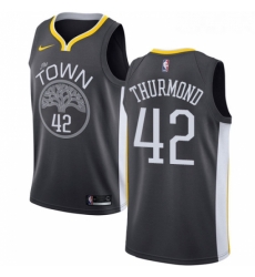 Womens Nike Golden State Warriors 42 Nate Thurmond Swingman Black Alternate NBA Jersey Statement Edition Womens Nike Golden State Warriors 42 Nate Thurmond Swingman Black Alternate NBA Jersey Statement Edition