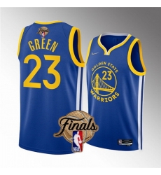 Youth Golden State Warriors 23 Draymond Green 2022 Blue NBA Finals Stitched Jersey Youth Golden State Warriors 23 Draymond Green 2022 Blue NBA Finals Stitched Jersey
