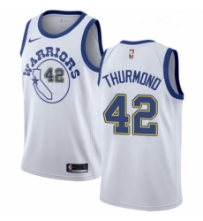 Youth Nike Golden State Warriors 42 Nate Thurmond Authentic White Hardwood Classics NBA Jersey Youth Nike Golden State Warriors 42 Nate Thurmond Authentic White Hardwood Classics NBA Jersey