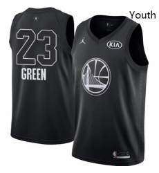 Youth Nike Jordan Golden State Warriors 23 Draymond Green Swingman Black 2018 All Star Game NBA Jersey Youth Nike Jordan Golden State Warriors 23 Draymond Green Swingman Black 2018 All Star Game NBA Jersey