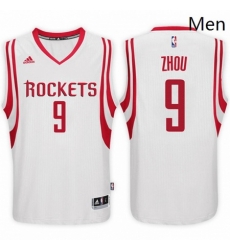 Houston Rockets 9 Zhou Qi Home White New Swingman Stitched NBA Jersey Houston Rockets 9 Zhou Qi Home White New Swingman Stitched NBA Jersey