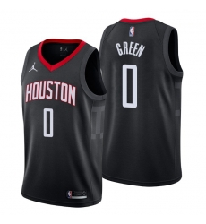 Men Houston Rockets 0 Jalen Green Black NBA Swingman Statement Edition Jersey Men Houston Rockets 0 Jalen Green Black NBA Swingman Statement Edition Jersey