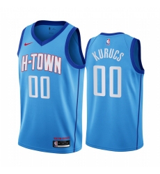 Men Nike Houston Rockets 00 Rodions Kurucs Blue NBA Swingman 2020 21 City Edition Jersey Men Nike Houston Rockets 00 Rodions Kurucs Blue NBA Swingman 2020 21 City Edition Jersey