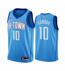 Men Nike Houston Rockets 10 Eric Gordon Blue NBA Swingman 2020 21 City Edition Jersey Men Nike Houston Rockets 10 Eric Gordon Blue NBA Swingman 2020 21 City Edition Jersey
