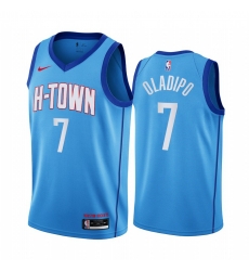 Men Nike Houston Rockets 7 Victor Oladipo Blue NBA Swingman 2020 21 City Edition Jersey Men Nike Houston Rockets 7 Victor Oladipo Blue NBA Swingman 2020 21 City Edition Jersey