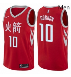 Mens Nike Houston Rockets 10 Eric Gordon Authentic Red NBA Jersey City Edition Mens Nike Houston Rockets 10 Eric Gordon Authentic Red NBA Jersey City Edition