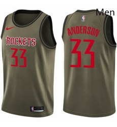 Mens Nike Houston Rockets 33 Ryan Anderson Swingman Green Salute to Service NBA Jersey Mens Nike Houston Rockets 33 Ryan Anderson Swingman Green Salute to Service NBA Jersey