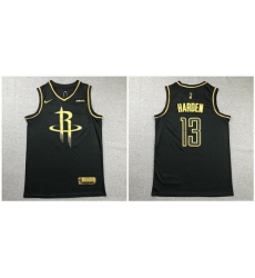Rockets 13 James Harden Black Gold Nike Swingman Jersey Rockets 13 James Harden Black Gold Nike Swingman Jersey