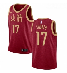 Womens Nike Houston Rockets 17 PJ Tucker Swingman Red NBA Jersey 2018 19 City Edition Womens Nike Houston Rockets 17 PJ Tucker Swingman Red NBA Jersey 2018 19 City Edition