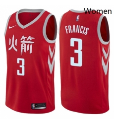 Womens Nike Houston Rockets 3 Steve Francis Swingman Red NBA Jersey City Edition Womens Nike Houston Rockets 3 Steve Francis Swingman Red NBA Jersey City Edition