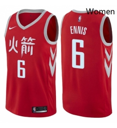 Womens Nike Houston Rockets 6 Tyler Ennis Swingman Red NBA Jersey City Edition Womens Nike Houston Rockets 6 Tyler Ennis Swingman Red NBA Jersey City Edition