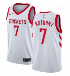 Womens Nike Houston Rockets 7 Carmelo Anthony Swingman White NBA Jersey Association Edition Womens Nike Houston Rockets 7 Carmelo Anthony Swingman White NBA Jersey Association Edition