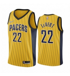 Men Indiana Pacers 22 Caris LeVert Gold NBA Swingman 2020 21 Earned Edition Jersey Men Indiana Pacers 22 Caris LeVert Gold NBA Swingman 2020 21 Earned Edition Jersey