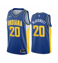Men Nike Indiana Pacers 20 Doug McDermott Blue NBA Swingman 2020 21 City Edition Jersey Men Nike Indiana Pacers 20 Doug McDermott Blue NBA Swingman 2020 21 City Edition Jersey