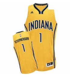 Mens Adidas Indiana Pacers 1 Lance Stephenson Swingman Gold Alternate NBA Jersey Mens Adidas Indiana Pacers 1 Lance Stephenson Swingman Gold Alternate NBA Jersey