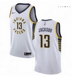 Mens Nike Indiana Pacers 13 Mark Jackson Swingman White NBA Jersey Association Edition Mens Nike Indiana Pacers 13 Mark Jackson Swingman White NBA Jersey Association Edition