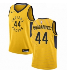Mens Nike Indiana Pacers 44 Bojan Bogdanovic Authentic Gold NBA Jersey Statement Edition Mens Nike Indiana Pacers 44 Bojan Bogdanovic Authentic Gold NBA Jersey Statement Edition