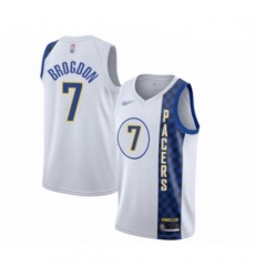 Pacers 7 Malcolm Brogdon White Basketball Swingman City Edition 2019 20 Jersey Pacers 7 Malcolm Brogdon White Basketball Swingman City Edition 2019 20 Jersey