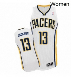 Womens Adidas Indiana Pacers 13 Mark Jackson Authentic White Home NBA Jersey Womens Adidas Indiana Pacers 13 Mark Jackson Authentic White Home NBA Jersey
