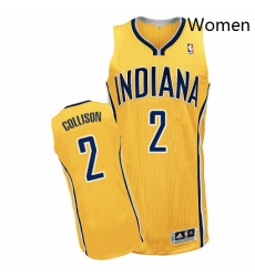 Womens Adidas Indiana Pacers 2 Darren Collison Authentic Gold Alternate NBA Jersey Womens Adidas Indiana Pacers 2 Darren Collison Authentic Gold Alternate NBA Jersey