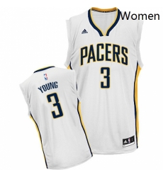 Womens Adidas Indiana Pacers 3 Joe Young Swingman White Home NBA Jersey Womens Adidas Indiana Pacers 3 Joe Young Swingman White Home NBA Jersey