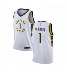 Womens Indiana Pacers 1 TJ Warren Swingman White Basketball Jersey Association Edition Womens Indiana Pacers 1 TJ Warren Swingman White Basketball Jersey Association Edition